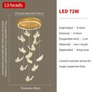DecorBites™ Butterfly LED Chandelier for Villa Duplex Living Room Decoration