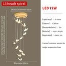 DecorBites™ Butterfly LED Chandelier for Villa Duplex Living Room Decoration