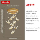DecorBites™ Butterfly LED Chandelier for Villa Duplex Living Room Decoration