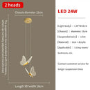 DecorBites™ Butterfly LED Chandelier for Villa Duplex Living Room Decoration