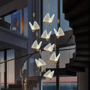 DecorBites™ Butterfly Pendant Lamps: Modern Luxury Staircase Bedroom Decor Fixtures