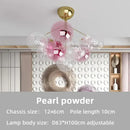 Modern gold cartoon bubble ball chandelier for kids room