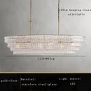 DecorBites™ Brown Glass Pendant Lights for Dining Table Chandelier, Oval Clear Round Suspension Lamp
