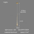 Modern gold cascading led ceiling chandelier for living room