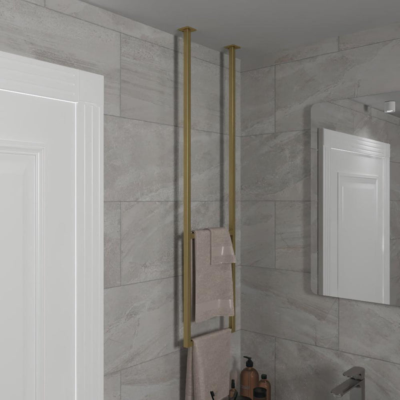 Ceiling Double Towel Rack