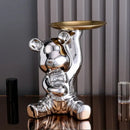 DecorBites™ Bear Ornaments Key Trays Cosmetic Boxes Cartoon Figurines Desktop Decorations