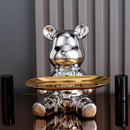 DecorBites™ Bear Ornaments Key Trays Cosmetic Boxes Cartoon Figurines Desktop Decorations
