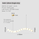 Modern gold modern chandelier light fixture for living room
