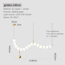 Modern gold modern chandelier light fixture for living room