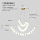 Modern gold modern chandelier light fixture for living room