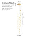 Modern gold modern chandelier light fixture for living room