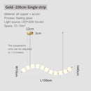 Modern gold modern chandelier light fixture for living room