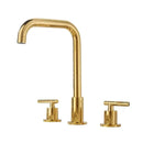 Modern gold & chrome brass basin faucet kitchen sink tap