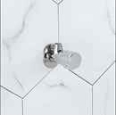 Modern gold & chrome brass triangle valve bathroom water control