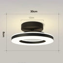 Modern gold circular led ceiling lamp for living room