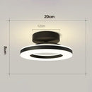 Modern gold circular led ceiling lamp for living room