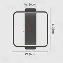 Modern gold circular led wall lamp wall clock bedroom backlight