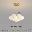Modern gold cloud bubble ball led pendant lights for dining room