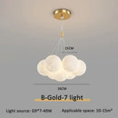 Modern gold cloud bubble ball led pendant lights for dining room