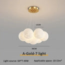 Modern gold cloud bubble ball led pendant lights for dining room