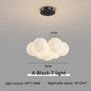Modern gold cloud bubble ball led pendant lights for dining room