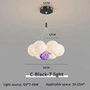 Modern gold cloud bubble ball led pendant lights for dining room