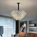 Modern gold cloud led ceiling chandelier for living room