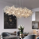 Modern gold cloud led ceiling chandelier for living room