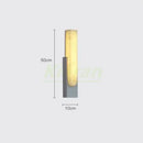 Modern gold cloud stone led wall light bedroom sconce