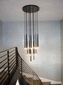 Modern gold conical led nordic chandelier dining room pendant light