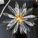 Modern gold crystal ball acanthosphere home decoration living room