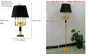 Modern gold crystal black table lamp bedroom chandelier light