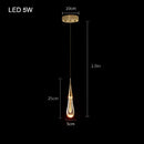 Modern gold crystal bubble pendant chandelier for dining room
