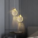 Modern gold crystal bubble pendant chandelier for dining room