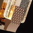 Modern gold crystal bubble wall lights living room sconce