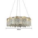 Modern gold crystal ceiling chandelier for dining room