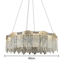 Modern gold crystal ceiling chandelier for dining room