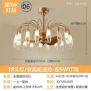 Modern gold crystal ceiling fan lights living room chandelier