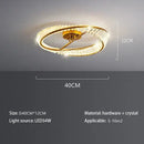 Modern gold crystal ceiling pendant light living room