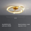 Modern gold crystal ceiling pendant light living room