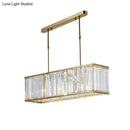 Modern gold crystal chandelier dining room 110v-120v light