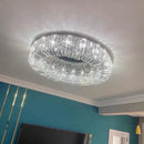 Modern gold crystal chandelier – dining room ceiling light