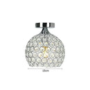 Modern gold crystal diamond ceiling light for dining room
