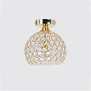 Modern gold crystal diamond ceiling light for dining room