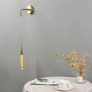 Modern gold crystal droplet wall lamp living room sconce