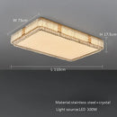 Modern gold crystal glass ceiling light fixture living room decor