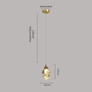 Modern gold crystal led ceiling chandelier for dining room