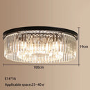 Modern gold crystal led ceiling chandelier for living room