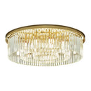 Modern gold crystal led ceiling chandelier for living room