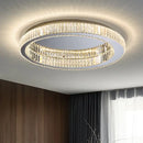 Modern gold crystal led ceiling chandelier for living room lighting